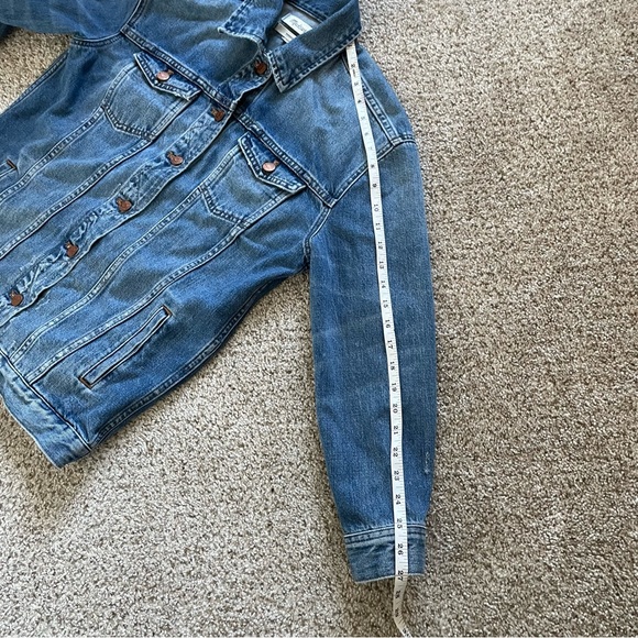 Madewell Oversized Denim Trucker Jacket - Picture 12 of 14